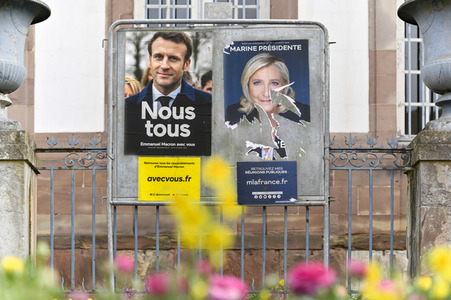 Symbolfoto zur zweiten Runde der Präsidentenwahlen in Frankreich