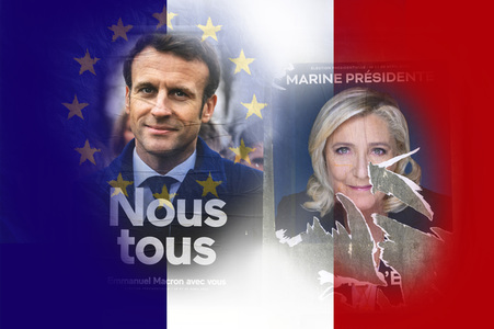 Symbolfoto zur zweiten Runde der Präsidentenwahlen in Frankreich