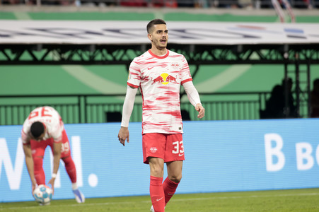 Fußball DFB-Pokal-Halbfinale RB Leipzig - Union Berlin in Leipzig