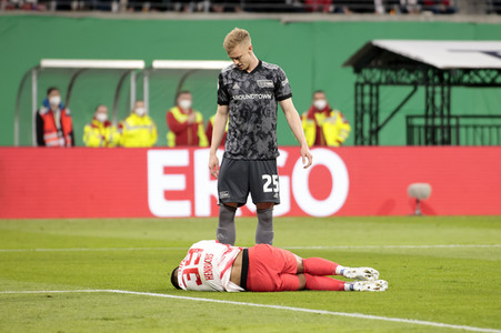 Fußball DFB-Pokal-Halbfinale RB Leipzig - Union Berlin in Leipzig