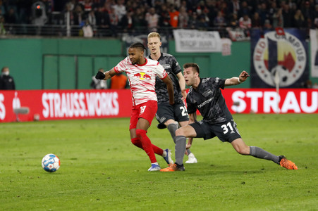 Fußball DFB-Pokal-Halbfinale RB Leipzig - Union Berlin in Leipzig