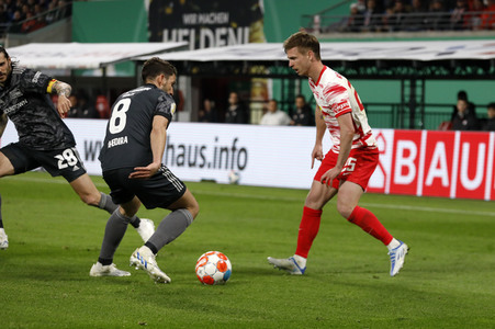 Fußball DFB-Pokal-Halbfinale RB Leipzig - Union Berlin in Leipzig