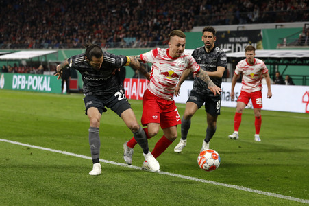 Fußball DFB-Pokal-Halbfinale RB Leipzig - Union Berlin in Leipzig