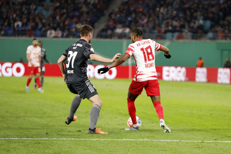 Fußball DFB-Pokal-Halbfinale RB Leipzig - Union Berlin in Leipzig