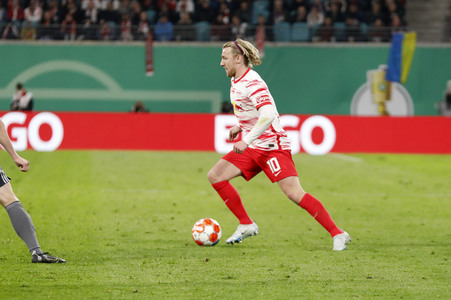 Fußball DFB-Pokal-Halbfinale RB Leipzig - Union Berlin in Leipzig