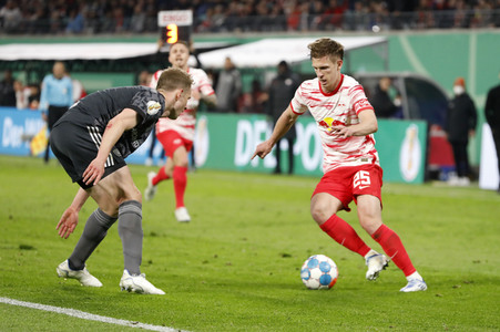 Fußball DFB-Pokal-Halbfinale RB Leipzig - Union Berlin in Leipzig