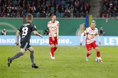 Fußball DFB-Pokal-Halbfinale RB Leipzig - Union Berlin in Leipzig