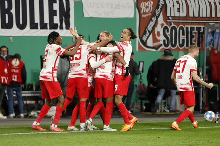 Fußball DFB-Pokal-Halbfinale RB Leipzig - Union Berlin in Leipzig
