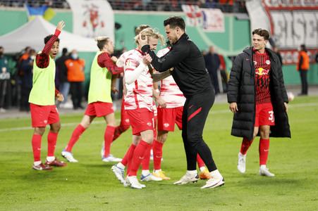 Fußball DFB-Pokal-Halbfinale RB Leipzig - Union Berlin in Leipzig