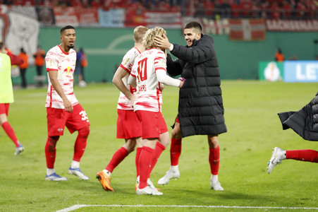 Fußball DFB-Pokal-Halbfinale RB Leipzig - Union Berlin in Leipzig