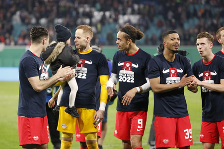 Fußball DFB-Pokal-Halbfinale RB Leipzig - Union Berlin in Leipzig