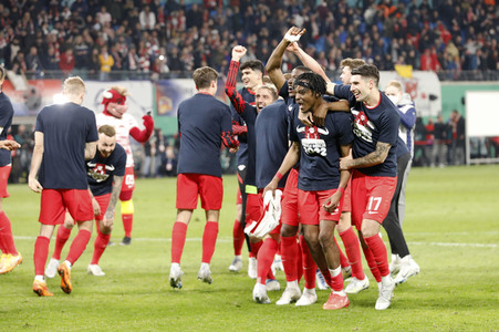 Fußball DFB-Pokal-Halbfinale RB Leipzig - Union Berlin in Leipzig