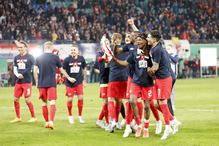 Fußball DFB-Pokal-Halbfinale RB Leipzig - Union Berlin in Leipzig