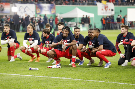 Fußball DFB-Pokal-Halbfinale RB Leipzig - Union Berlin in Leipzig