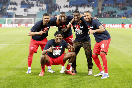 Fußball DFB-Pokal-Halbfinale RB Leipzig - Union Berlin in Leipzig
