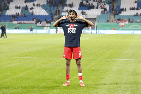 Fußball DFB-Pokal-Halbfinale RB Leipzig - Union Berlin in Leipzig