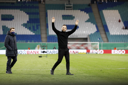 Fußball DFB-Pokal-Halbfinale RB Leipzig - Union Berlin in Leipzig