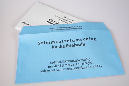 Symbolfoto Briefwahl zur Landtagswahl NRW