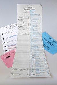Symbolfoto Briefwahl zur Landtagswahl NRW
