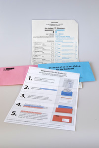 Symbolfoto Briefwahl zur Landtagswahl NRW