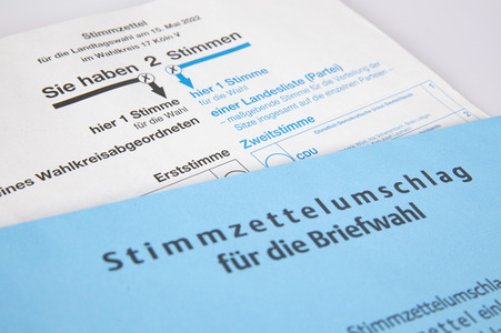 Symbolfoto Briefwahl zur Landtagswahl NRW