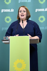 Pressekonferenz von Bündnis 90/Die Grünen in Berlin