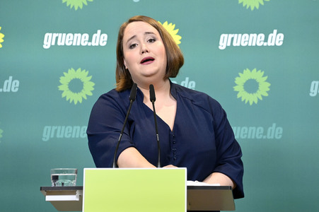 Pressekonferenz von Bündnis 90/Die Grünen in Berlin