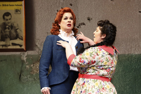 Theaterprobe 'Dat Frollein Wunner' in Hamburg