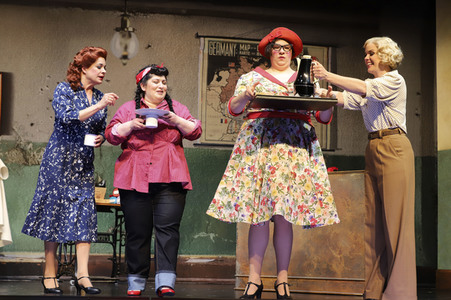 Theaterprobe 'Dat Frollein Wunner' in Hamburg