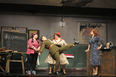 Theaterprobe 'Dat Frollein Wunner' in Hamburg