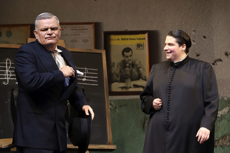 Theaterprobe 'Dat Frollein Wunner' in Hamburg