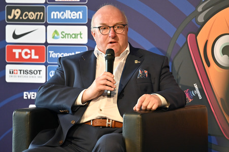 Pressekonferenz zur FIBA Eurobasket 2022 in Köln