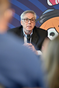 Pressekonferenz zur FIBA Eurobasket 2022 in Köln