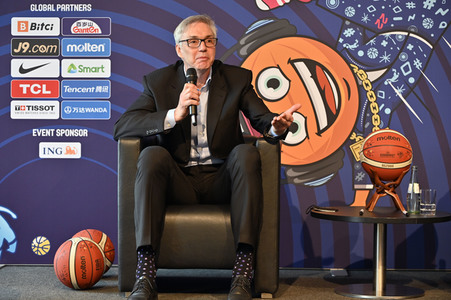 Pressekonferenz zur FIBA Eurobasket 2022 in Köln