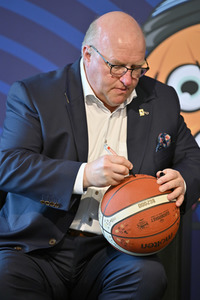 Pressekonferenz zur FIBA Eurobasket 2022 in Köln