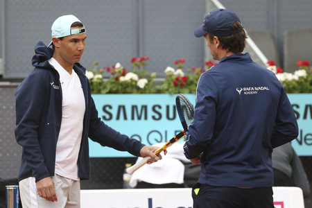 Training von Rafael Nadal beim Mutua Madrid Open in Madrid