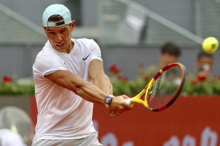 Training von Rafael Nadal beim Mutua Madrid Open in Madrid