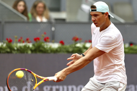 Training von Rafael Nadal beim Mutua Madrid Open in Madrid