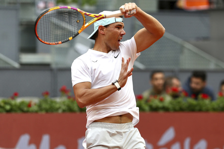 Training von Rafael Nadal beim Mutua Madrid Open in Madrid