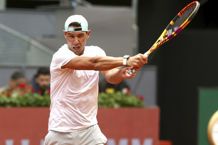 Training von Rafael Nadal beim Mutua Madrid Open in Madrid