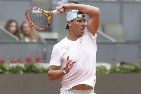Training von Rafael Nadal beim Mutua Madrid Open in Madrid
