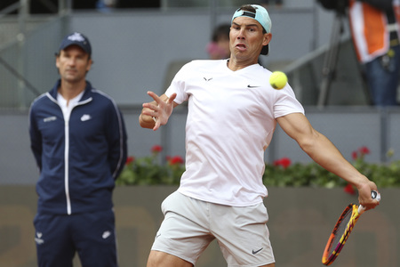 Training von Rafael Nadal beim Mutua Madrid Open in Madrid