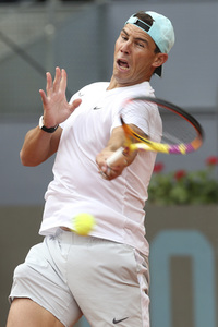 Training von Rafael Nadal beim Mutua Madrid Open in Madrid