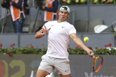 Training von Rafael Nadal beim Mutua Madrid Open in Madrid
