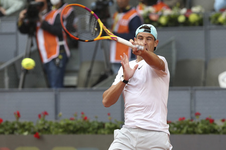 Training von Rafael Nadal beim Mutua Madrid Open in Madrid