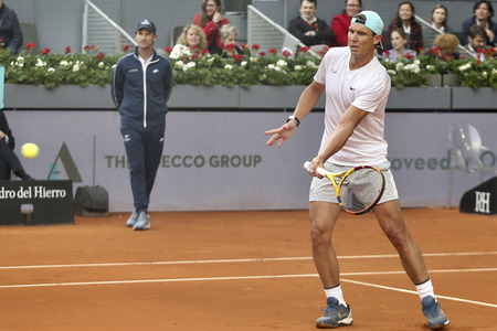 Training von Rafael Nadal beim Mutua Madrid Open in Madrid