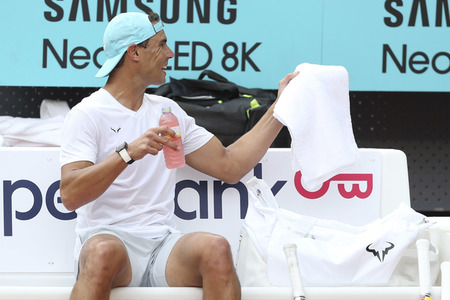 Training von Rafael Nadal beim Mutua Madrid Open in Madrid