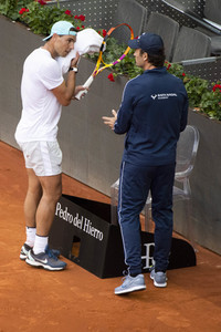 Training von Rafael Nadal beim Mutua Madrid Open in Madrid