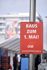 Kundegebung des DGB zum 1. Mai in Nürnberg