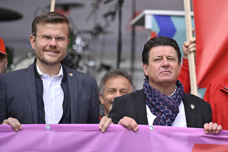 Kundegebung des DGB zum 1. Mai in Nürnberg